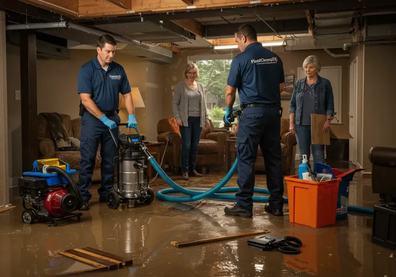 Basement Water Extraction and Removal Techniques process in Roscommon, MI